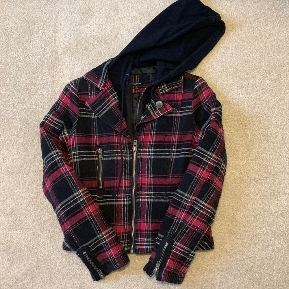 Maurice’s Coat Size S Pink/Black